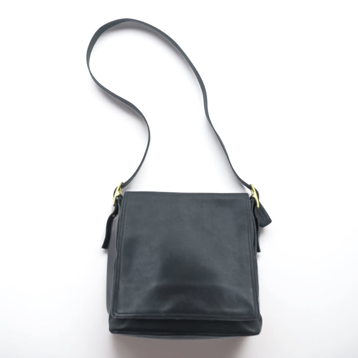 COACH Vintage Old Coach Shoulder Bag, Glovetanned Leather, Genuine Leather, 9829, Made in Costa Rica