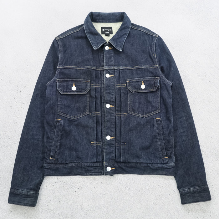 Snow Peak x Journal Standard Relume Denim Jacket Indigo Pile Lined Trucker Japan JSR-JK-16AU003 Size S