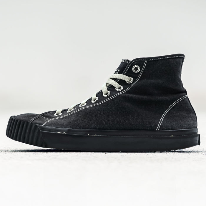 Maison Margiela Tabi Canvas High Hi-Sneakers US8 Canvas Black