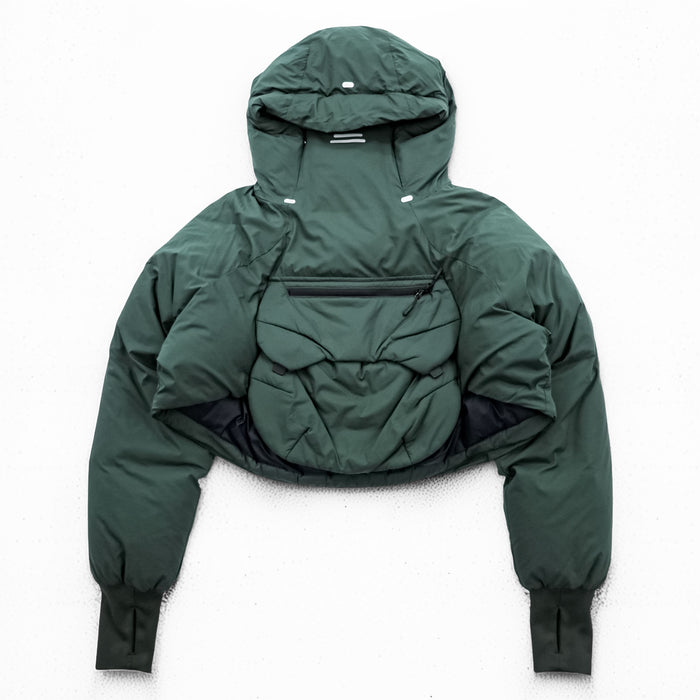 alk phenix ショート ダウン アノラック zak short anorak ダウンジャケット L カーキ EPIC 撥水 ドローコード P09520T50