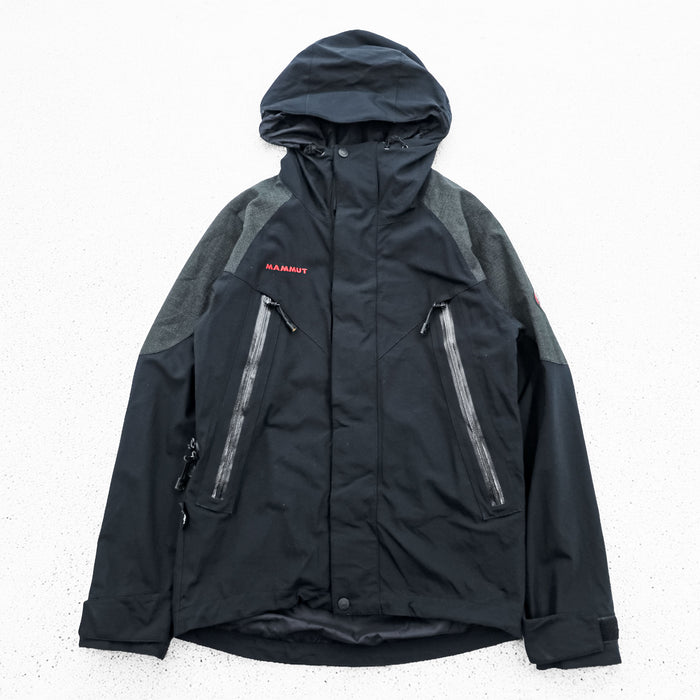 Mammut Extreme Hooded Softshell Jacket Black Schoeller WB-Formula Stretch Men’s S