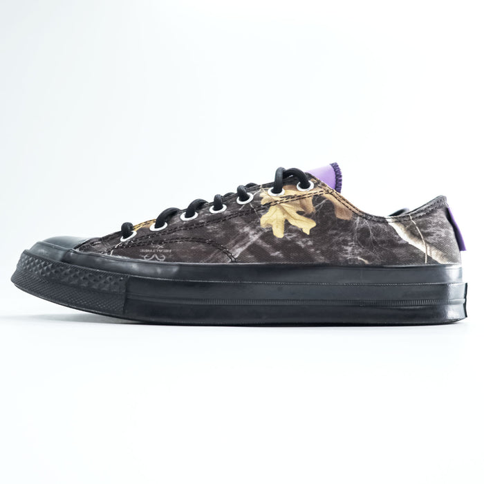 Converse Realtree x Chuck 70 GTX Low Black Purple Yellow Gore-Tex 169367C US 9.5