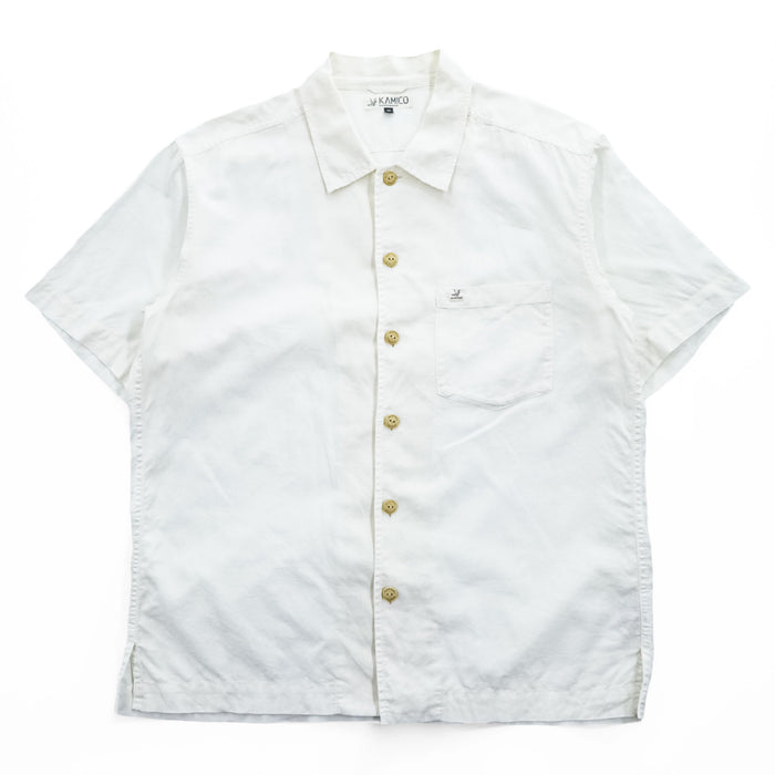Mont-bell short-sleeved shirt, size M, white, KAMICO 2104476