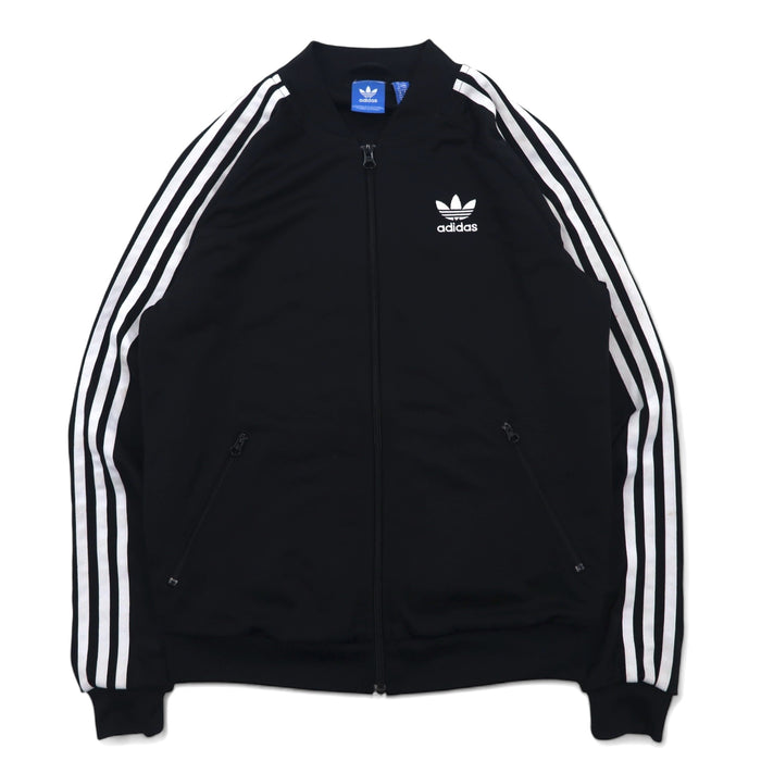 adidas originals track jacket jersey OT black ATP type polyester SUPER GIRL TRACK TOP AJ8432