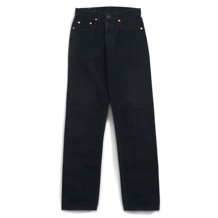 Levi's Euro Levi's 615 Black Denim Pants Medium Zipper Fly 615-0285