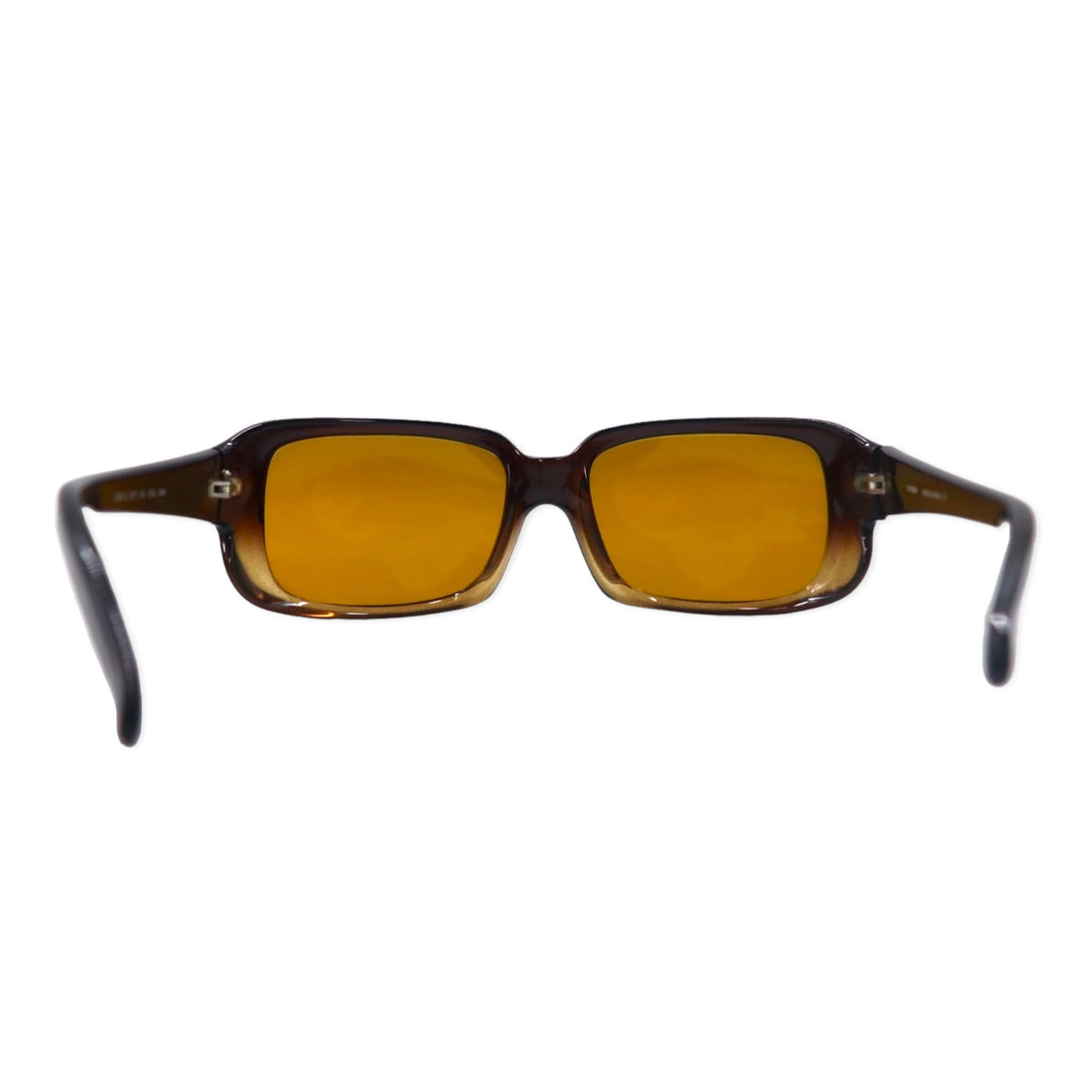 FENDI Italian Sunglasses Rectangle Brown FF Logo SL7672