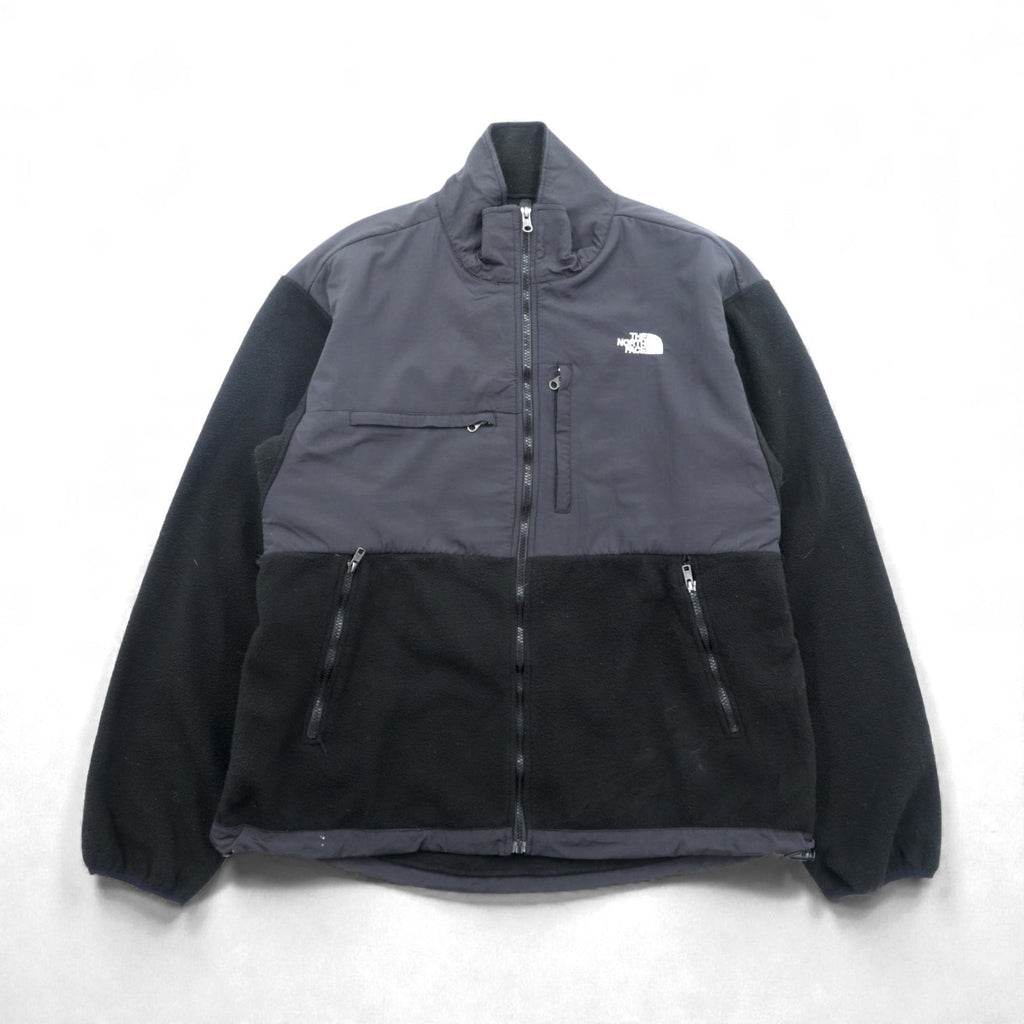 THE NORTH FACE Denali Jacket Fleece XL Black Drawcord Nylon Switching Ventilation
