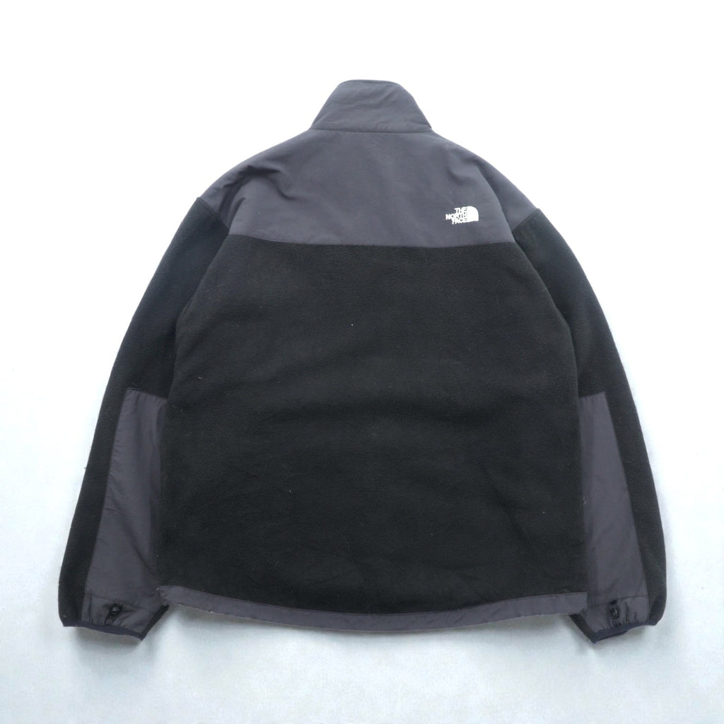 THE NORTH FACE Denali Jacket Fleece XL Black Drawcord Nylon Switching Ventilation
