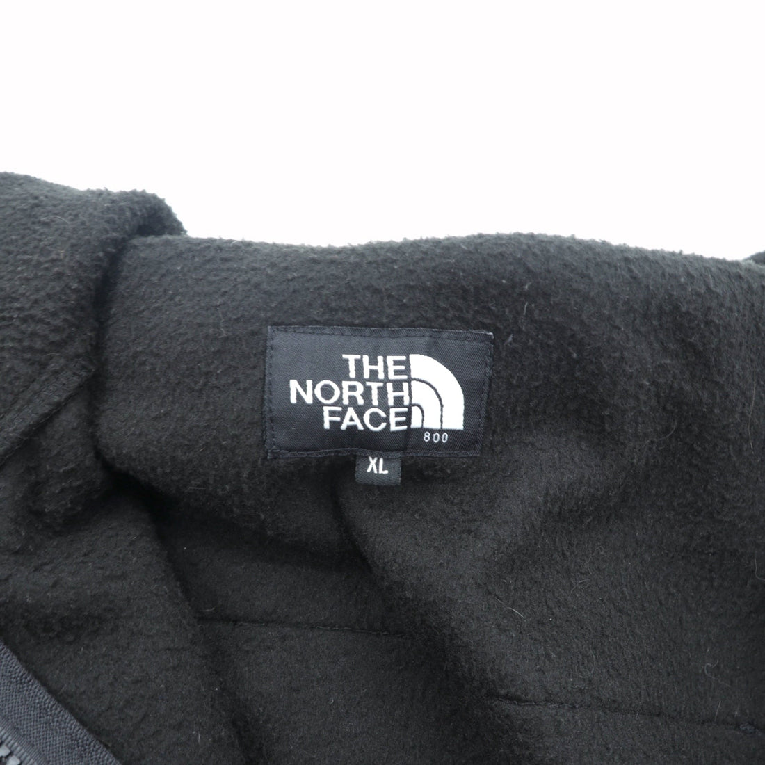 THE NORTH FACE Denali Jacket Fleece XL Black Drawcord Nylon Switching Ventilation