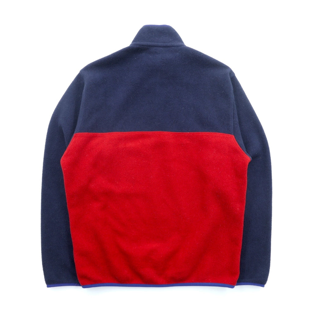 Patagonia シンチラ SYNCHILLA スナップT プルオーバー フリースジャケット M ネイビー バイカラー  ライトウェイト 25580