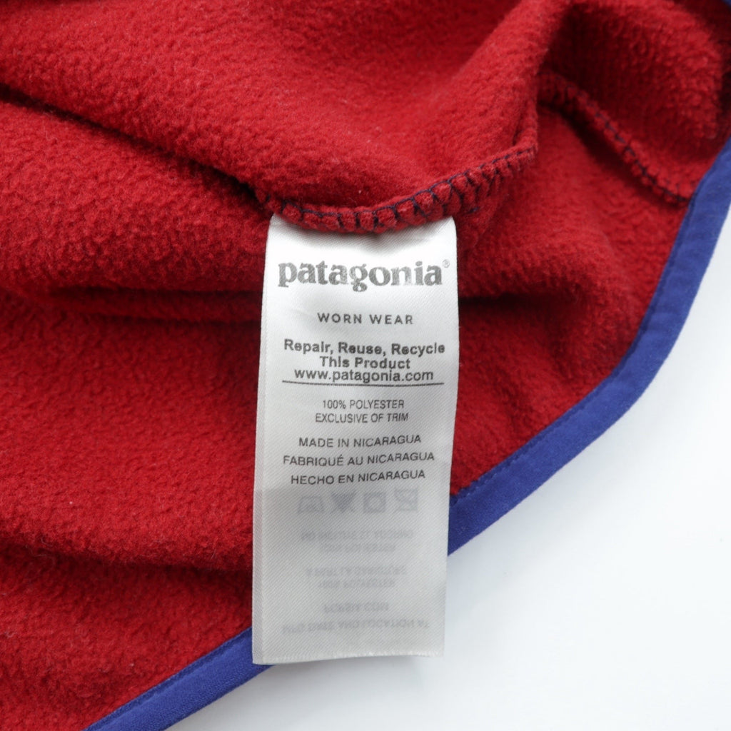 Patagonia シンチラ SYNCHILLA スナップT プルオーバー フリースジャケット M ネイビー バイカラー  ライトウェイト 25580