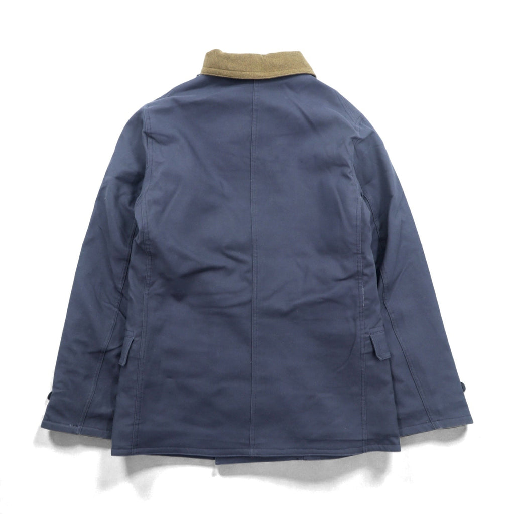 VINTAGE US ARMY Jeep Mackinaw Coat Military Jacket, Size M, Navy Cotton, 55-J-110, Replica, Deadstock, Unused