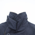 VINTAGE US ARMY Jeep Mackinaw Coat Military Jacket, Size M, Navy Cotton, 55-J-110, Replica, Deadstock, Unused