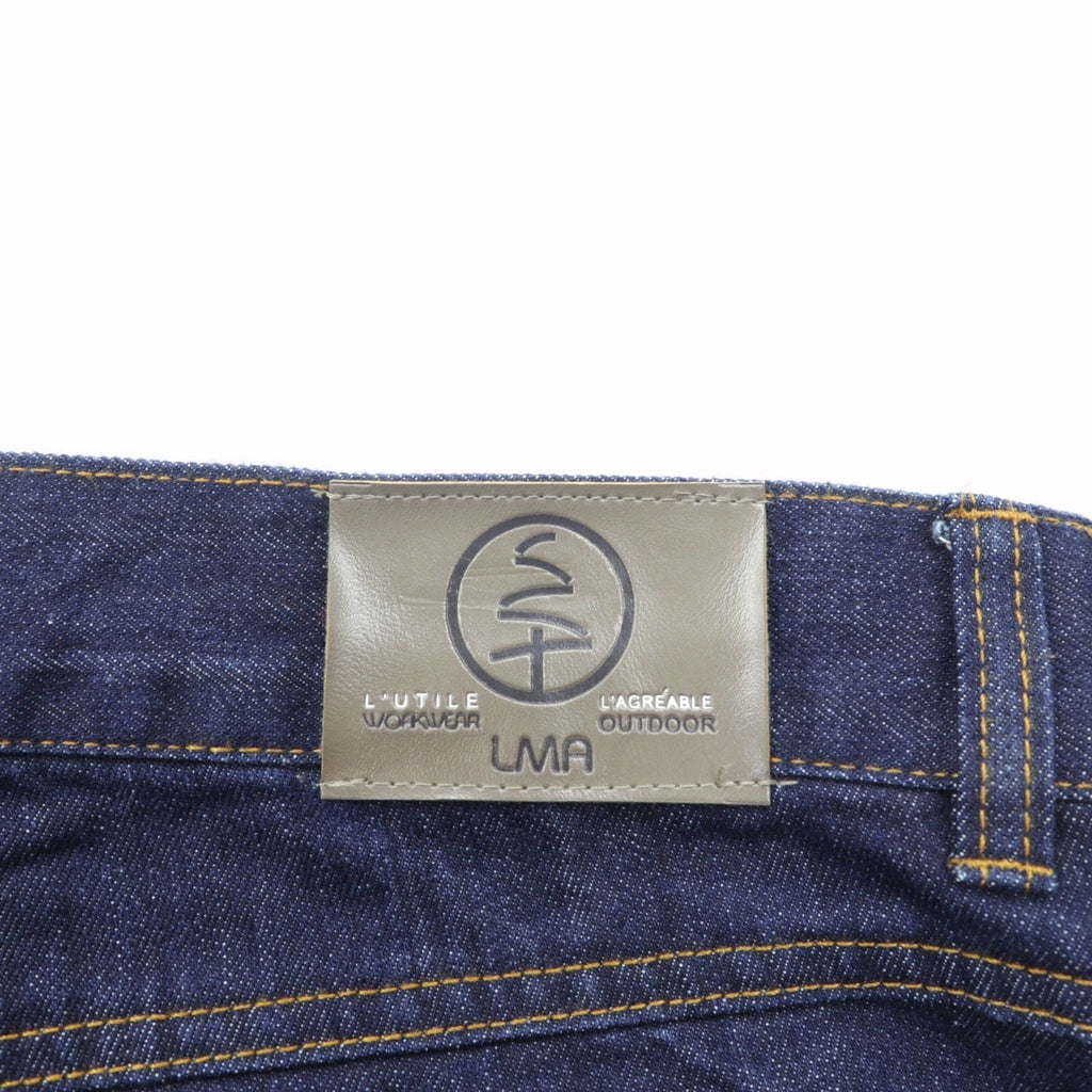 VINTAGE バギー カーゴ デニムパンツ ジーンズ XL ブルー コットン デニム WORKWEAR OUTDOOR 146700 濃紺 ダブルニー