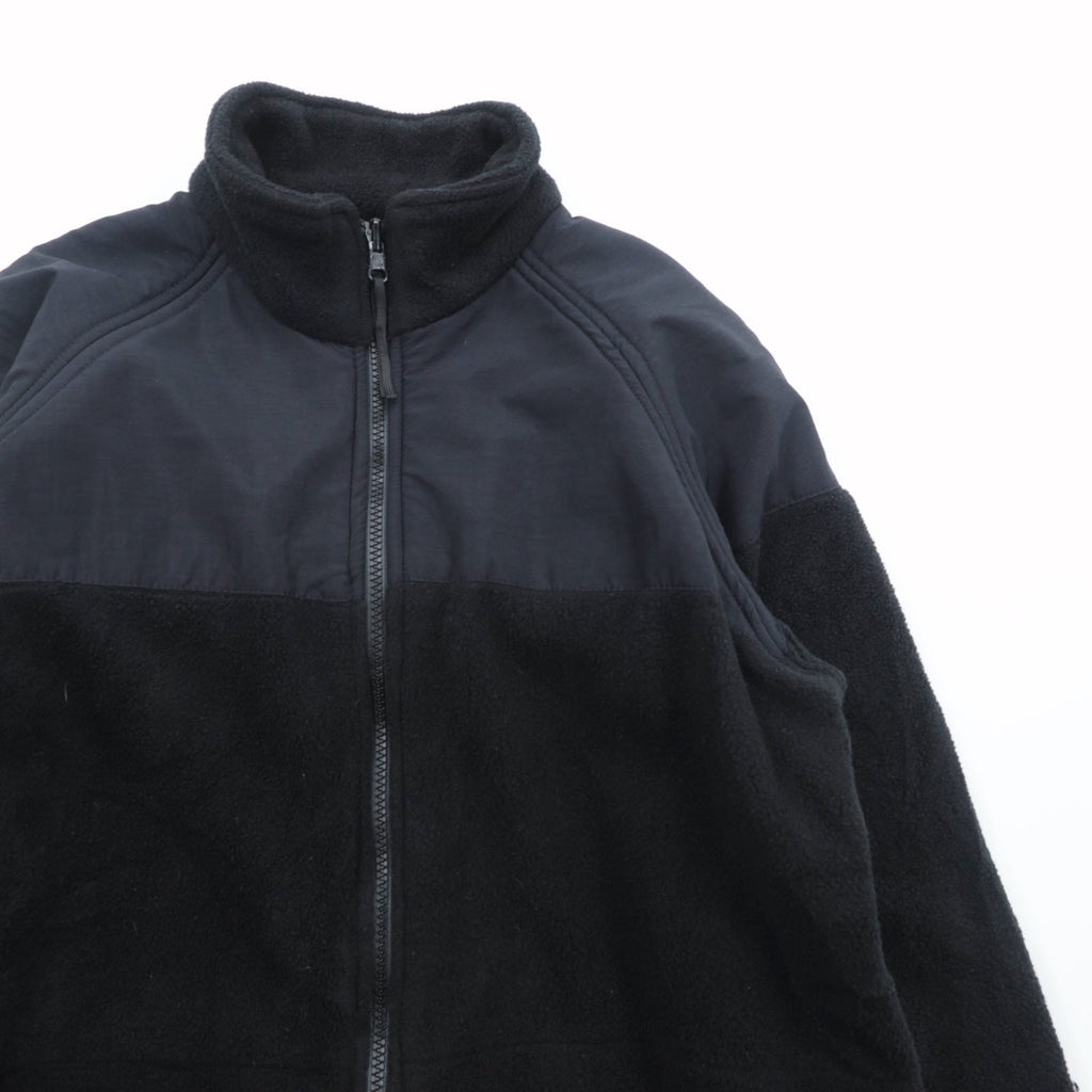 US NAVY 米軍 ECWCS GEN2 ポーラテック POLARTEC LEVEL-3 フリースジャケット L ブラック ナイロン切替 8415-01-539-4049