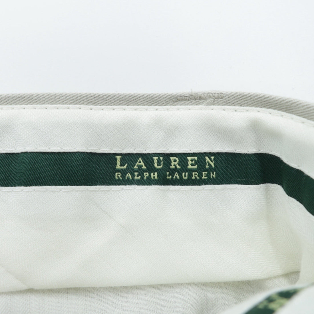 LAUREN RALPH LAUREN 90年代 2タック ワイド チノパンツ スラックス L ベージュ ダブルカフス