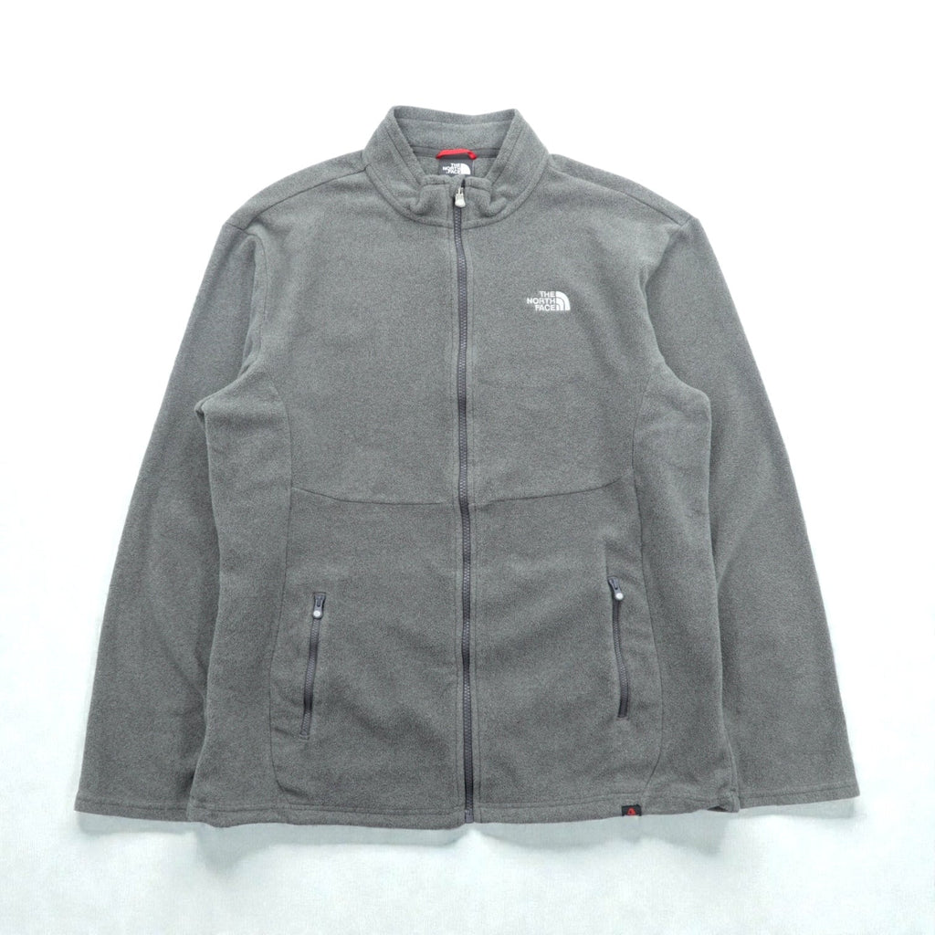 THE NORTH FACE POLARTEC Full Zip Fleece Jacket L Gray AVZE US Standard