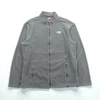 THE NORTH FACE POLARTEC Full Zip Fleece Jacket L Gray AVZE US Standard