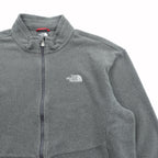 THE NORTH FACE POLARTEC Full Zip Fleece Jacket L Gray AVZE US Standard