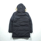Polo Ralph Lauren N-3B Military Down Jacket, Size XS, Black Drawcord Performance, Removable Fur