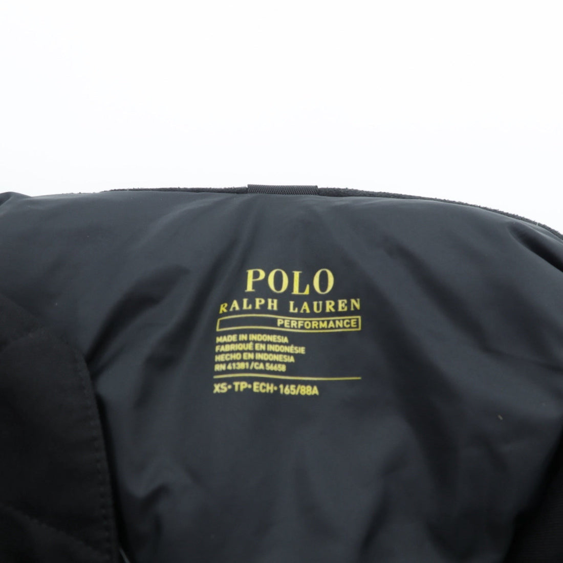 Polo Ralph Lauren N-3B Military Down Jacket, Size XS, Black Drawcord Performance, Removable Fur