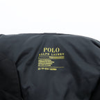 Polo Ralph Lauren N-3B Military Down Jacket, Size XS, Black Drawcord Performance, Removable Fur