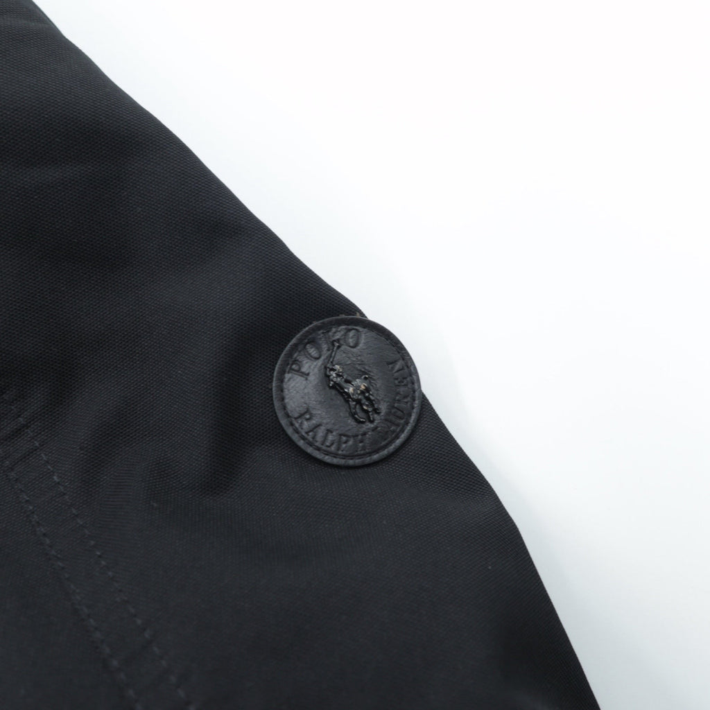 Polo Ralph Lauren N-3B Military Down Jacket, Size XS, Black Drawcord Performance, Removable Fur