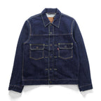 Levi's Made in Japan Type 2nd Denim Jacket, Size M, Indigo, PCL15-101B, Pleated, Leather Patch