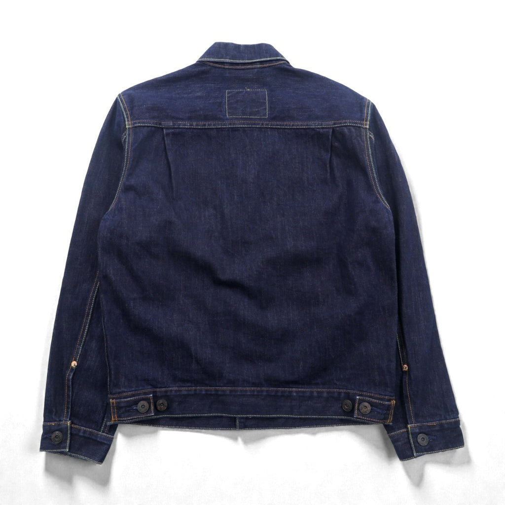 Levi's Made in Japan Type 2nd Denim Jacket, Size M, Indigo, PCL15-101B, Pleated, Leather Patch
