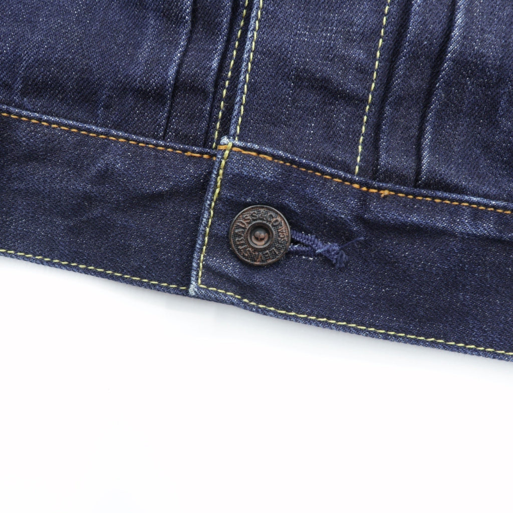 Levi's Made in Japan Type 2nd Denim Jacket, Size M, Indigo, PCL15-101B, Pleated, Leather Patch