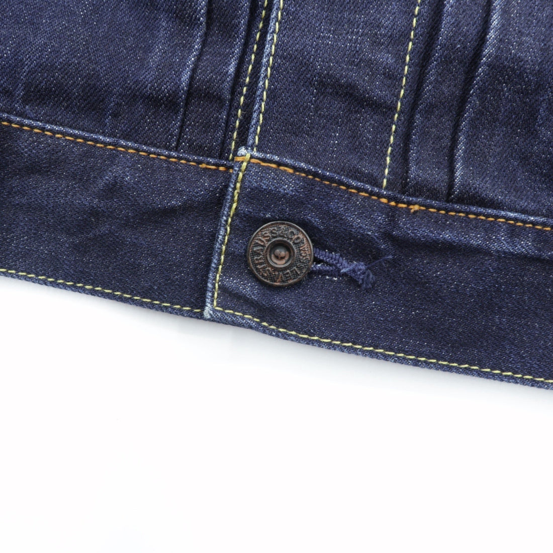 Levi's Made in Japan Type 2nd Denim Jacket, Size M, Indigo, PCL15-101B, Pleated, Leather Patch
