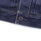 Levi's Made in Japan Type 2nd Denim Jacket, Size M, Indigo, PCL15-101B, Pleated, Leather Patch