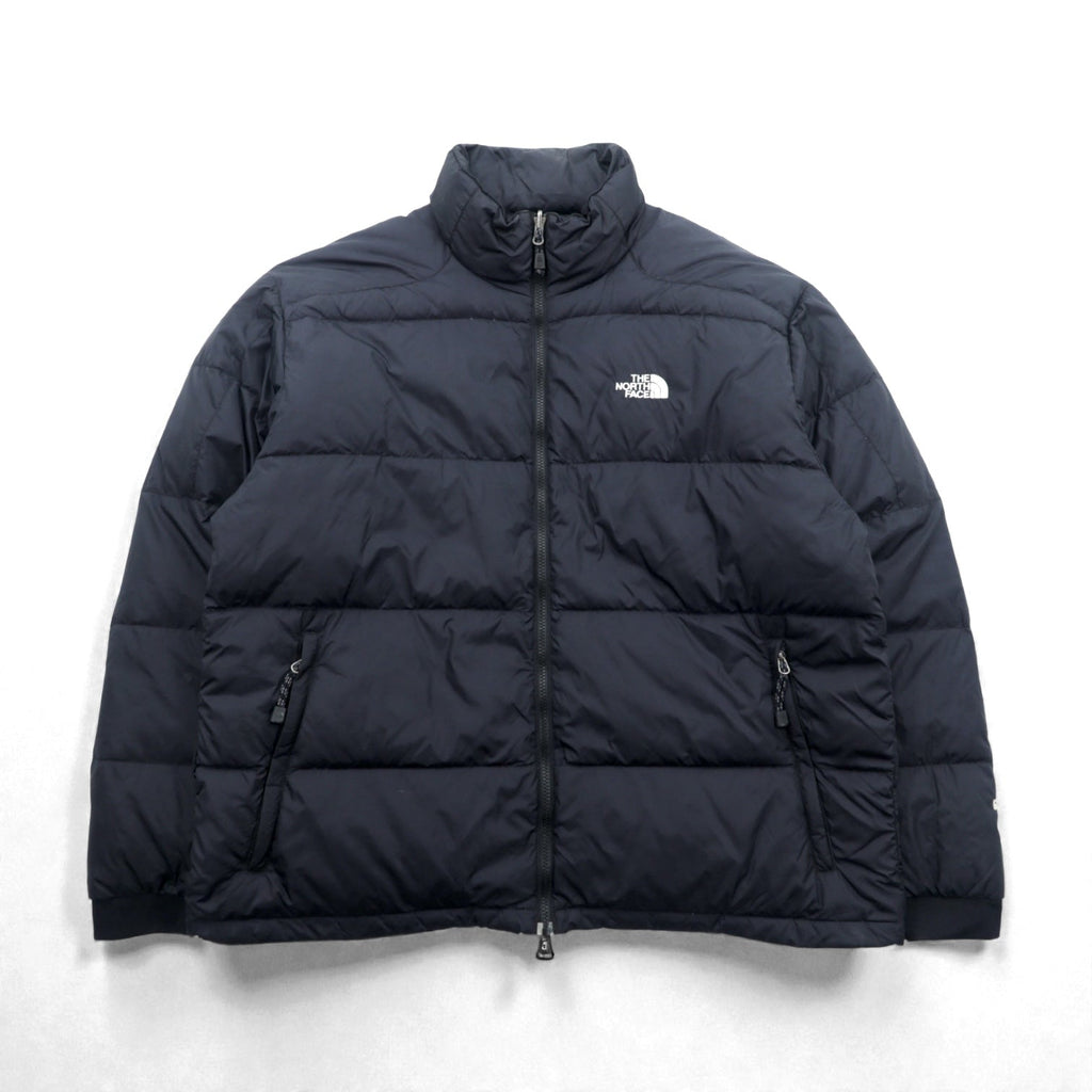THE NORTH FACE 90s 600 Fill Power Nuptse Down Jacket 2XL Drawcord Black Stand Collar