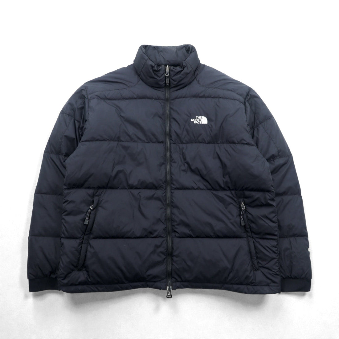 THE NORTH FACE 90年代 600フィルパワー ヌプシ ダウンジャケット 2XL ドローコード ブラック スタンドカラー
