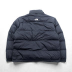 THE NORTH FACE 90s 600 Fill Power Nuptse Down Jacket 2XL Drawcord Black Stand Collar