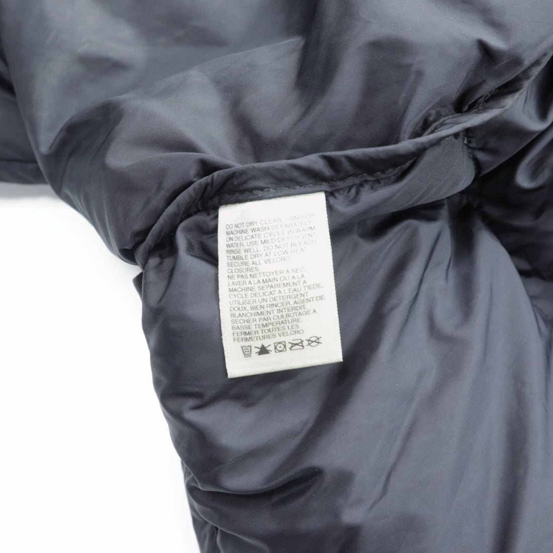 THE NORTH FACE 90s 600 Fill Power Nuptse Down Jacket 2XL Drawcord Black Stand Collar