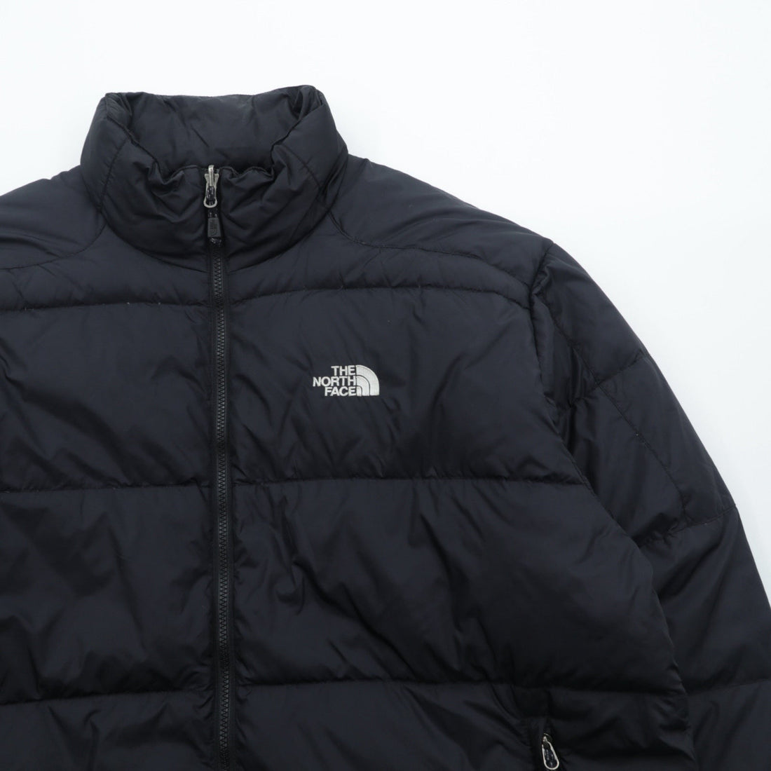 THE NORTH FACE 90s 600 Fill Power Nuptse Down Jacket 2XL Drawcord Black Stand Collar