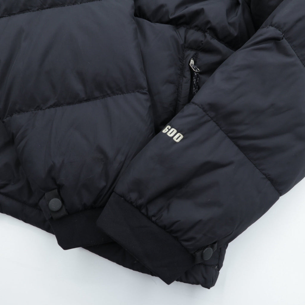 THE NORTH FACE 90s 600 Fill Power Nuptse Down Jacket 2XL Drawcord Black Stand Collar