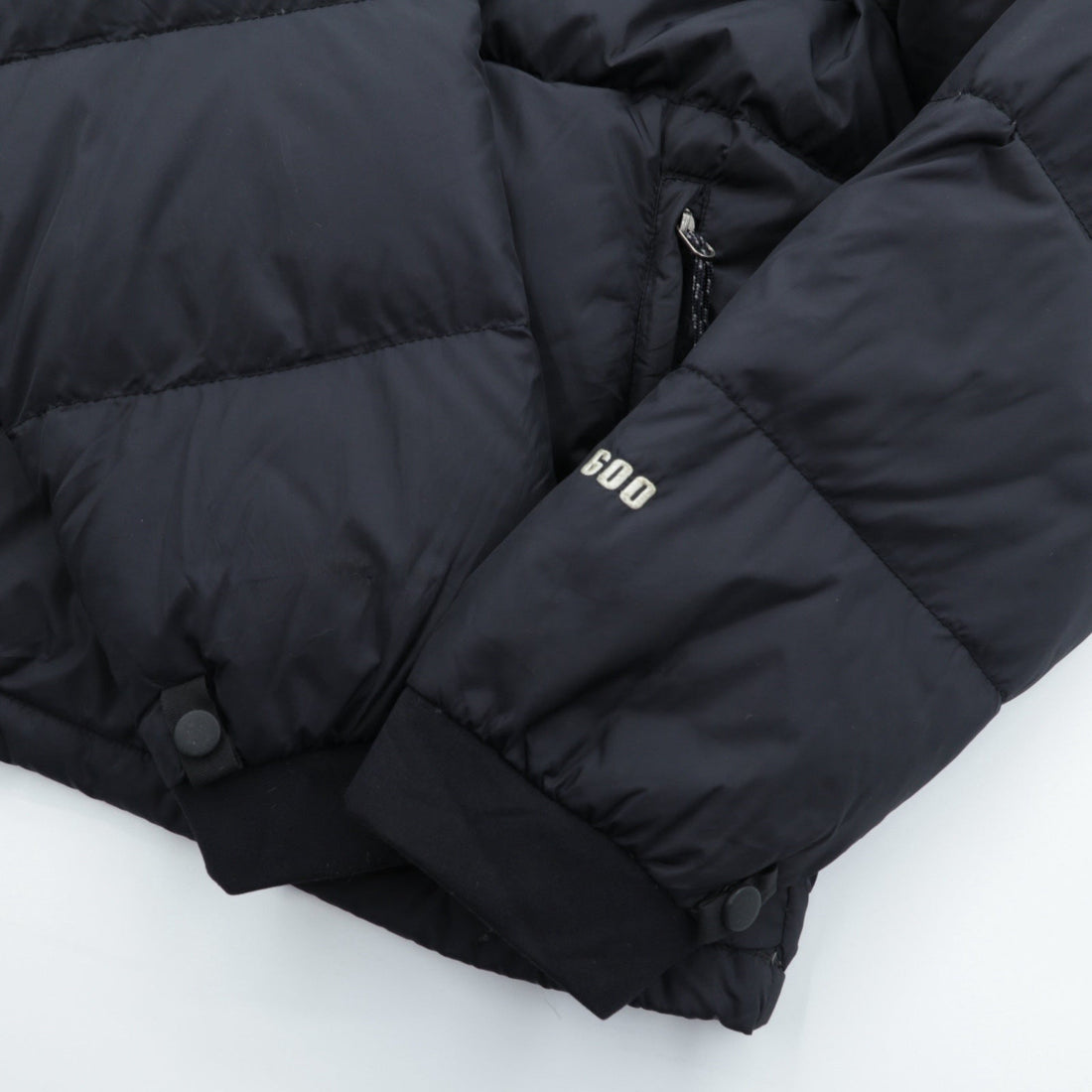 THE NORTH FACE 90s 600 Fill Power Nuptse Down Jacket 2XL Drawcord Black Stand Collar