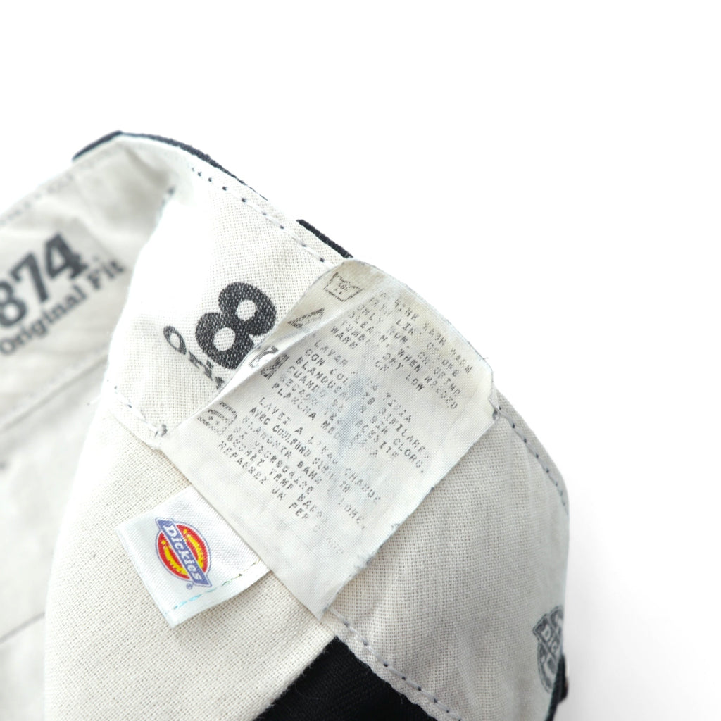 Dickies 874 オリジナルフィット チノパンツ ワークパンツ L ブラック ポリエステル