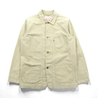 Levi's Engineer Coat Coverall L Beige Cotton Stretch 29655