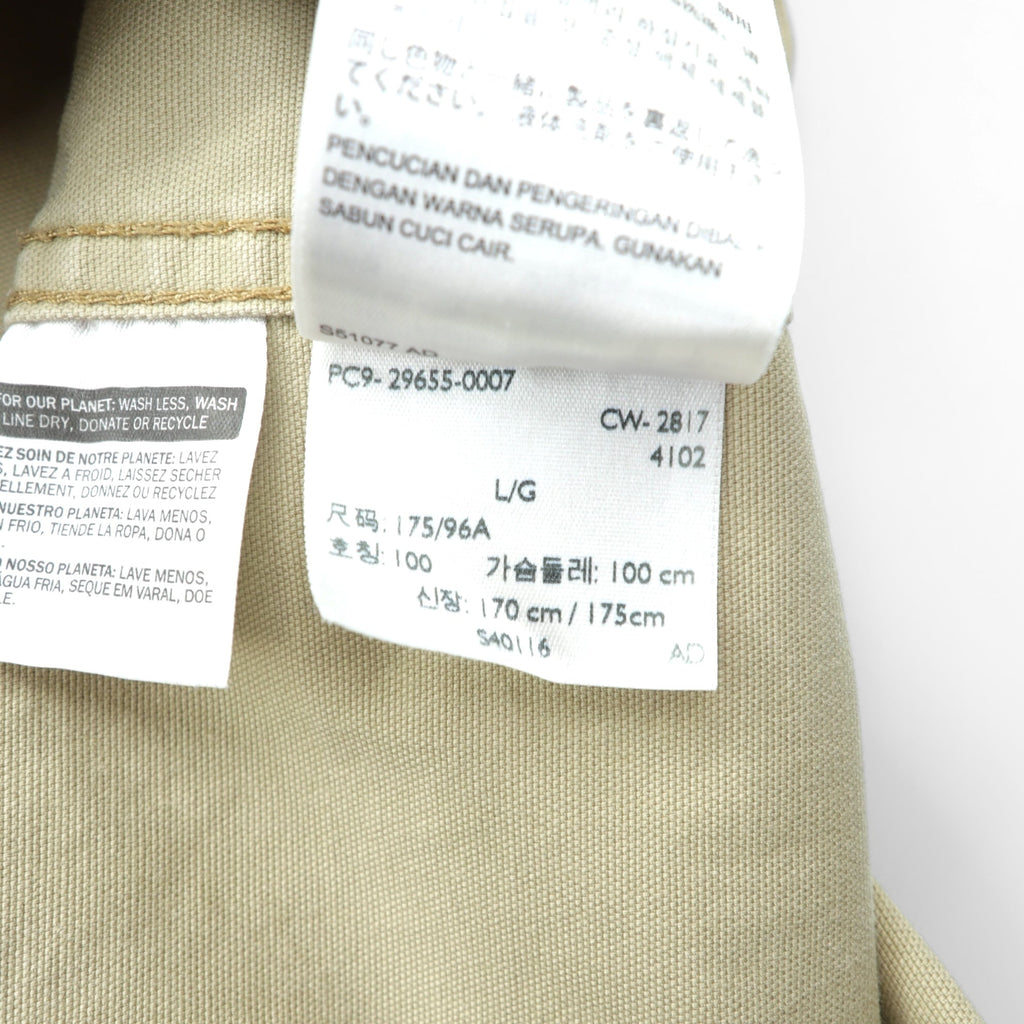 Levi's Engineer Coat Coverall L Beige Cotton Stretch 29655