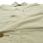 Levi's Engineer Coat Coverall L Beige Cotton Stretch 29655