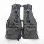 meanswhile Utility Vest, High Density Gabardine Split Free Gray, MW-JKT21108, Made in Japan