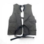meanswhile Utility Vest, High Density Gabardine Split Free Gray, MW-JKT21108, Made in Japan