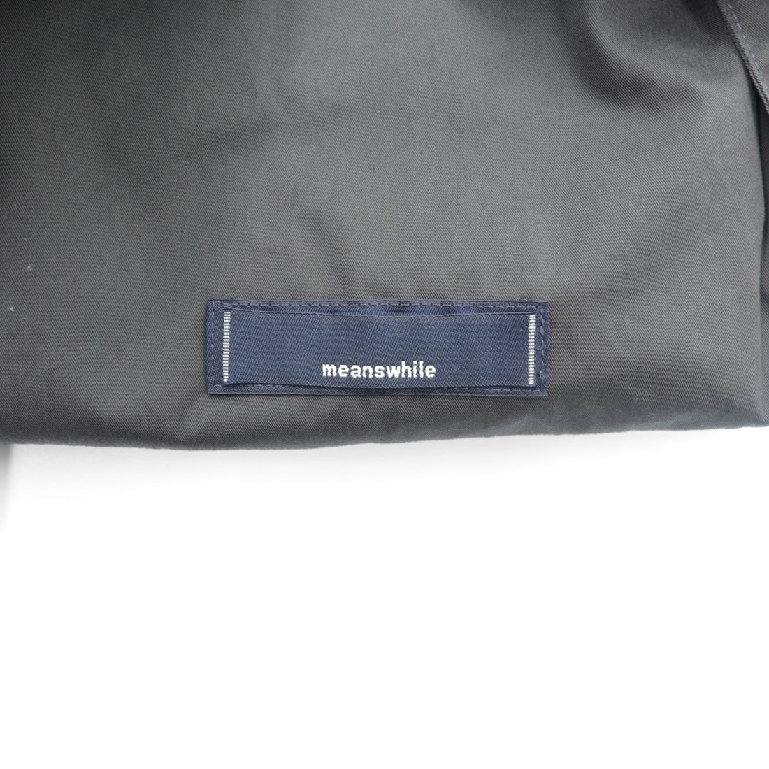 meanswhile Utility Vest, High Density Gabardine Split Free Gray, MW-JKT21108, Made in Japan