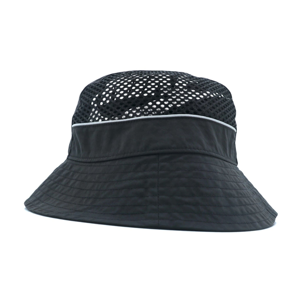 NIKE Bucket Hat with Mesh Pocket, Black Nylon Cap BV3363-010