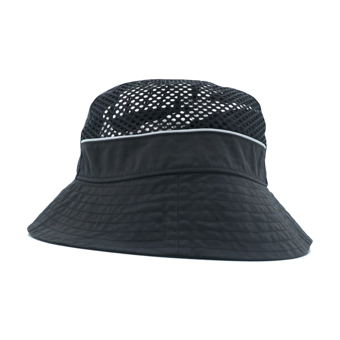 NIKE Bucket Hat with Mesh Pocket, Black Nylon Cap BV3363-010