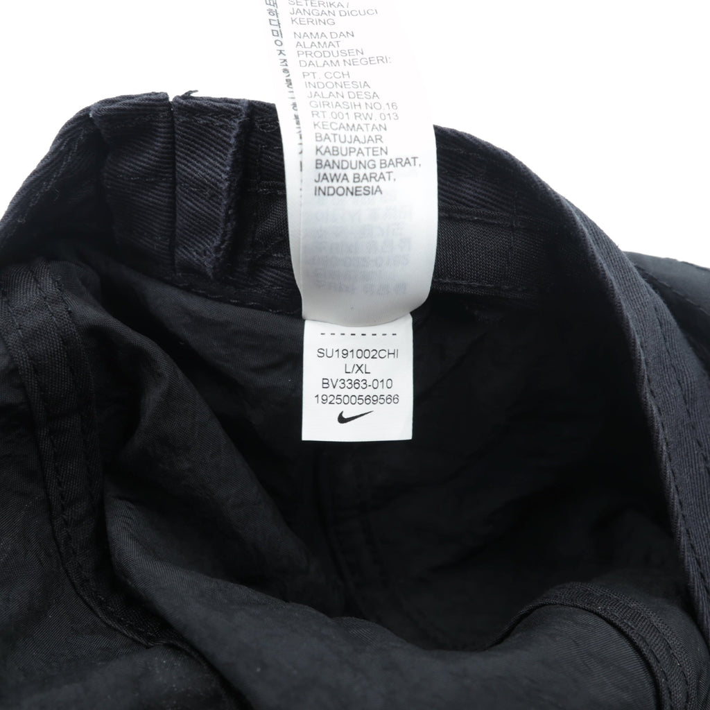 NIKE Bucket Hat with Mesh Pocket, Black Nylon Cap BV3363-010