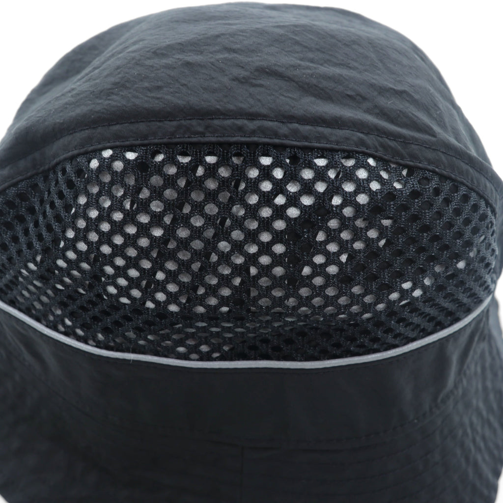 NIKE Bucket Hat with Mesh Pocket, Black Nylon Cap BV3363-010
